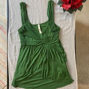 Women’s Bailey44 Vintage Green Flowy Tank Top Size Small
